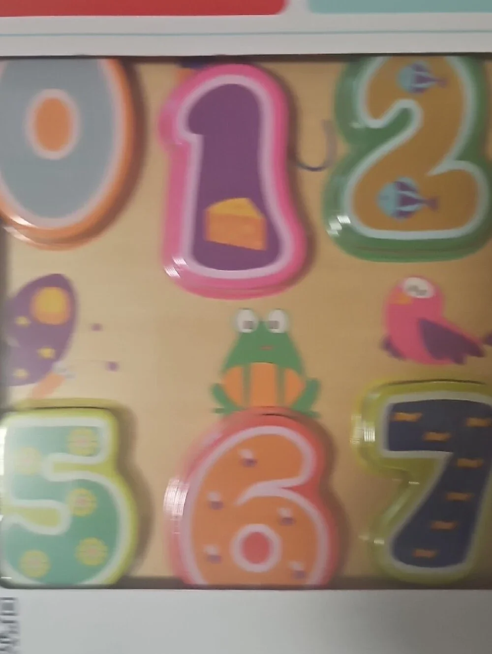 Top Bright Puzzle Toys Numbers Wooden Puzzle New
